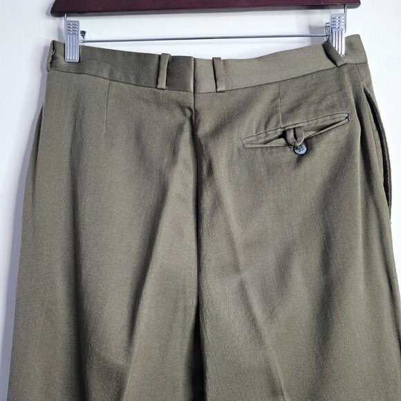 Vomo Moda Men's 2 Piece Suit, Olive Green - Picture 11 of 16